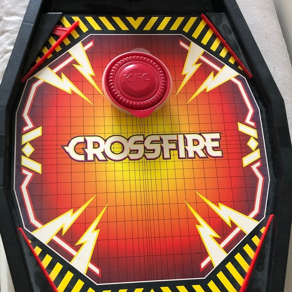 Vintage 1988 Crossfire The Rapid Shootout Game Milton Bradley Please Read